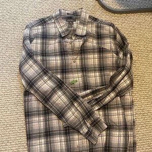 eddie bauer plaid button up